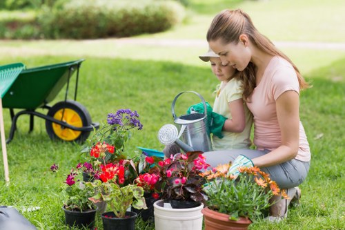 Low-carbon van supporting sustainable landscaping collections
